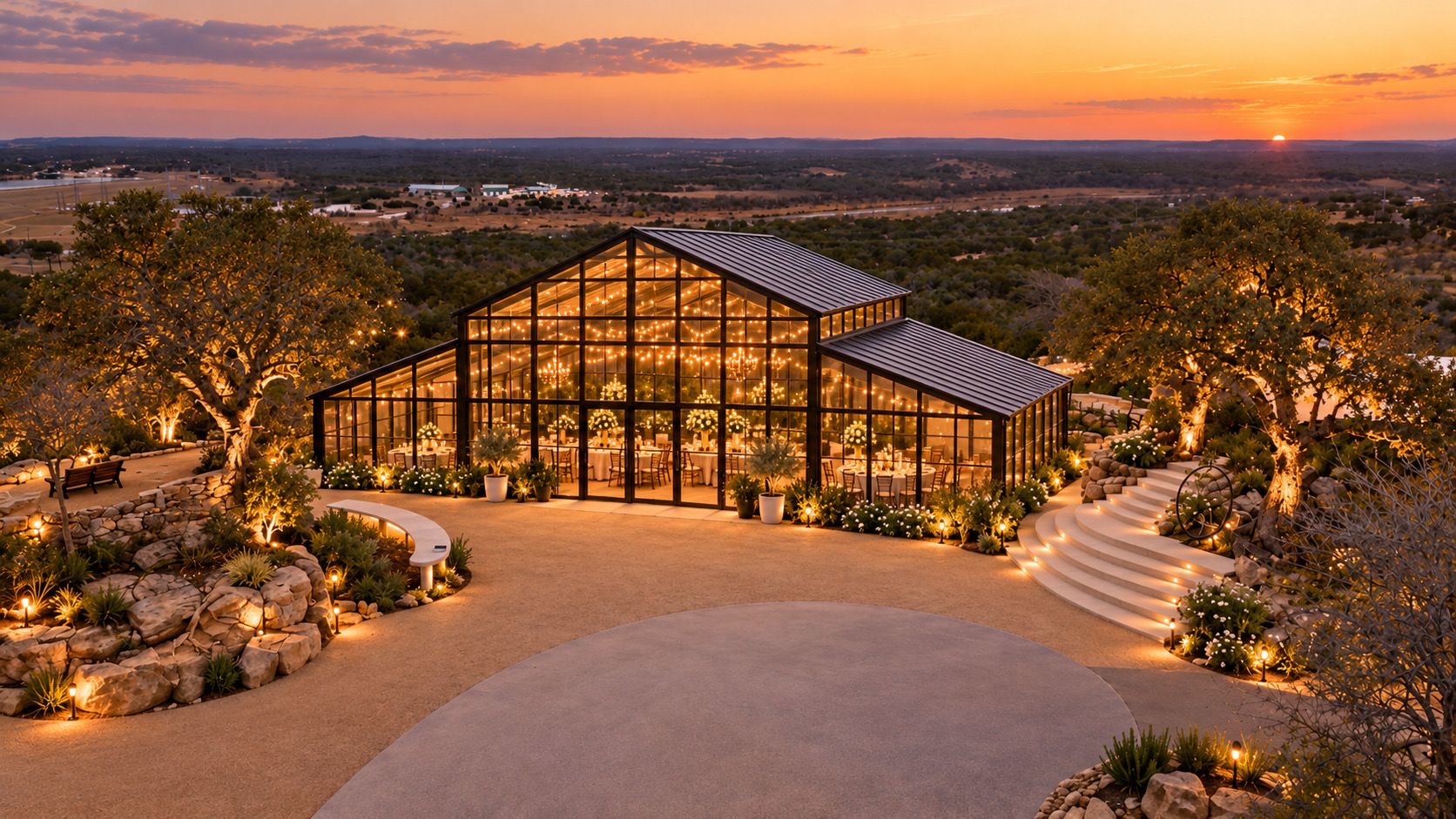 The Reception Venue & Ceremony Site — rendering