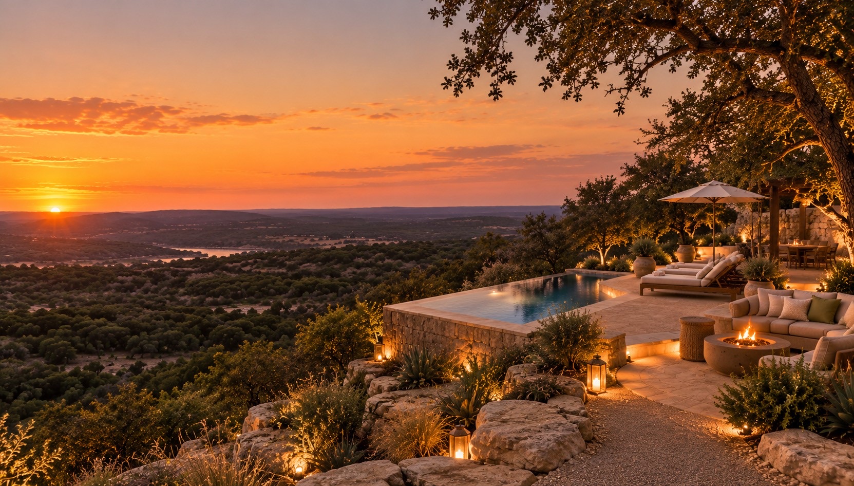 The Resort-Style Pool — rendering